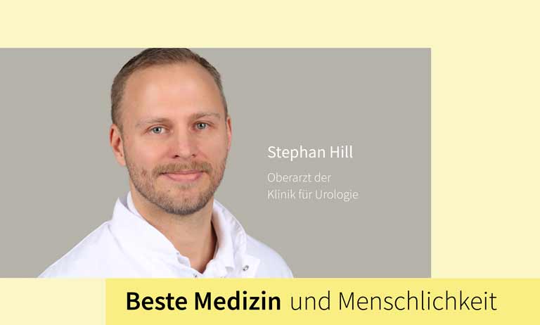 Stefan Hill - Oberazt der Klinik für Urologie